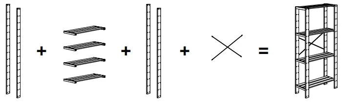 IKEA HEJNE Storage for utility areas in the home - Fig