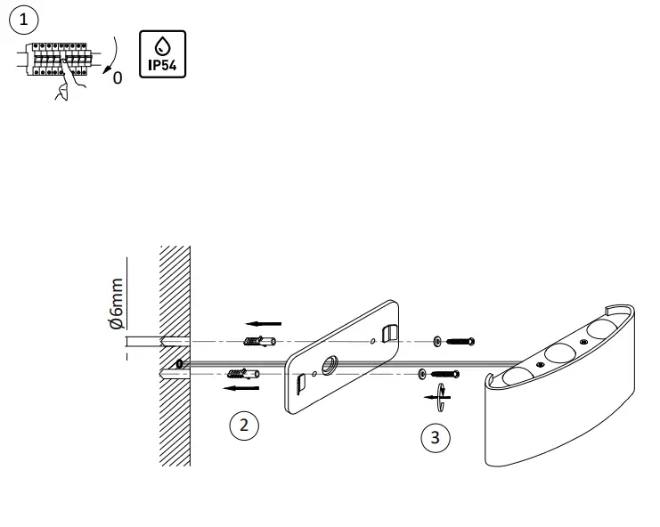 Paul Neuhaus 833575 Carlo Wall Light 1
