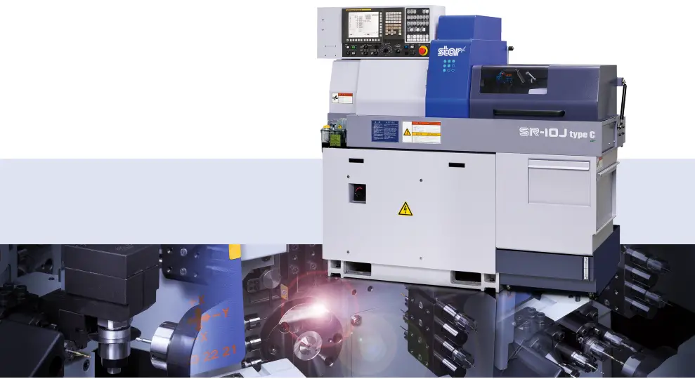 star SR 10JC CNC Sliding Head Lathe