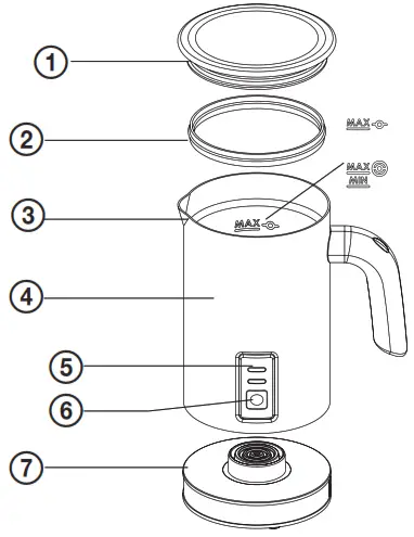 ECG Milk Frother-DESCRIPTION