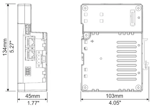 EXOR eXware 703 IoT Gateways Installation fig 1