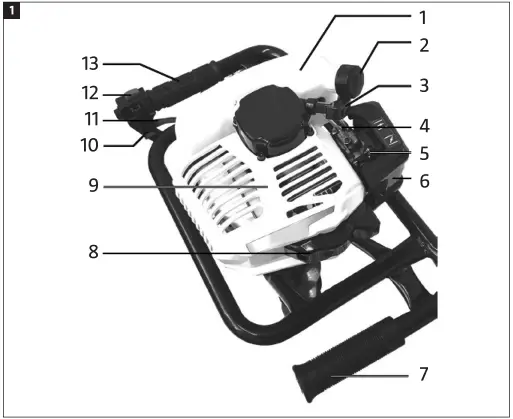 MEEC TOOLS 011406 51.7cc Earth Auger-fig3