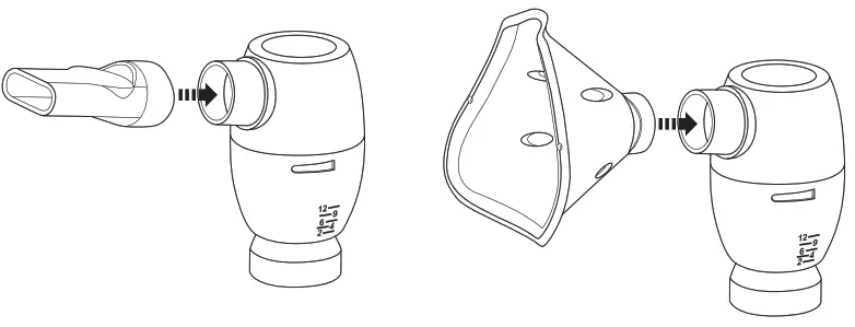 OMRON DuoBaby NE C301 E Compressor Nebulizer - kit 3
