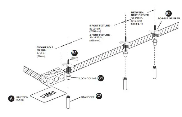 ENERGETIC LIGHTING E1LAL Series CCT Selectable LED Linear Architectural Lighting Fixture FIG 14