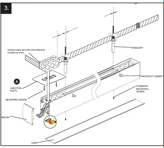 ENERGETIC LIGHTING E1LAL Series CCT Selectable LED Linear Architectural Lighting Fixture FIG 17