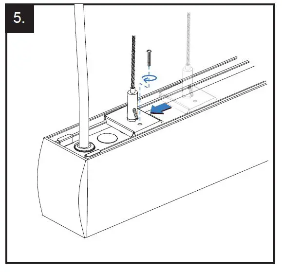 ENERGETIC LIGHTING E1LAL Series CCT Selectable LED Linear Architectural Lighting Fixture FIG 5