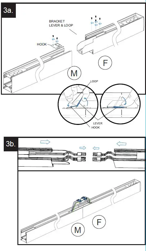 ENERGETIC LIGHTING E1LAL Series CCT Selectable LED Linear Architectural Lighting Fixture FIG 7