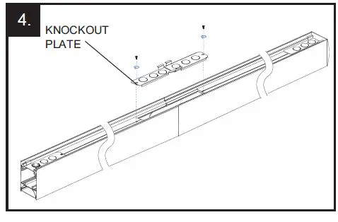 ENERGETIC LIGHTING E1LAL Series CCT Selectable LED Linear Architectural Lighting Fixture FIG 8