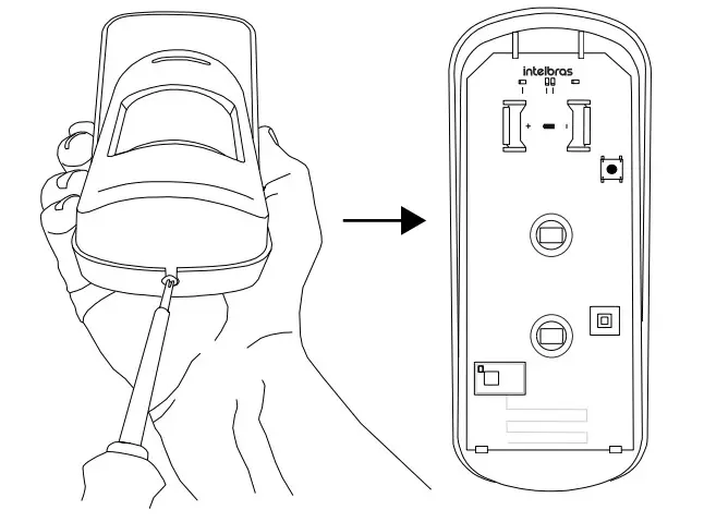 intelbras IVP 8000 EX Passie Wireless Infrared Movement Sensor - Figure 6