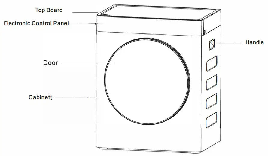 Montpellier MTD30P 3kg Compact Tumble Dryer - INSTALLATION 1