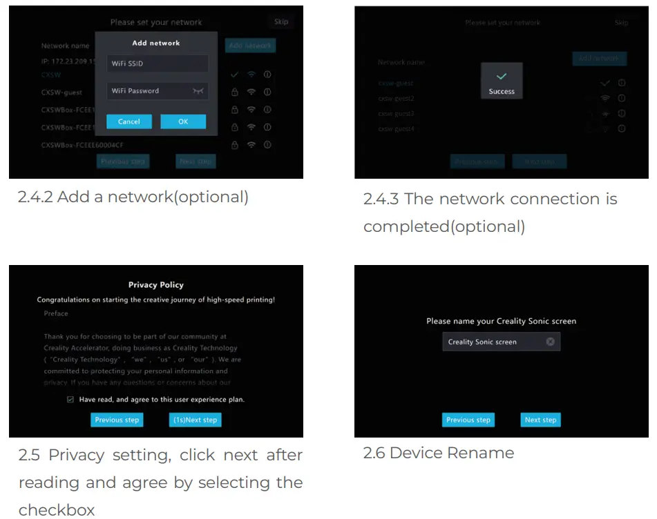 CREALITY 4005010052 Sonic Pad User Friendly Touch Screen for FDM Printers - Fig 7
