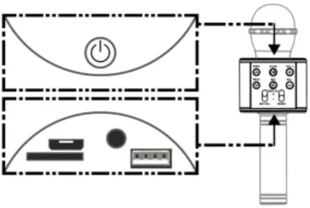 max KM01 Kids Karaoke Microphone-fig2