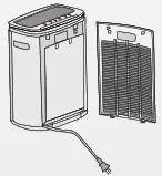 KENT HEPA Room Air Purifier the - back cover ter