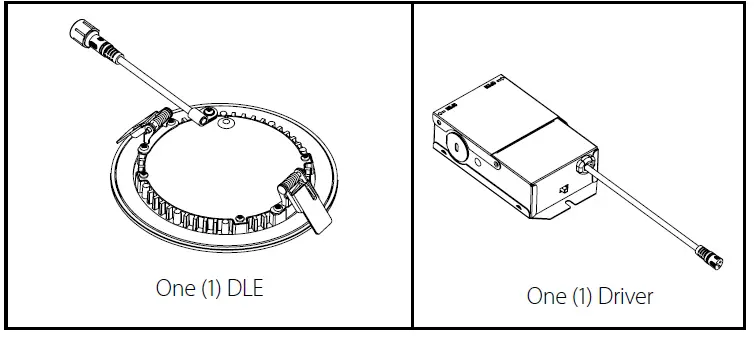 NICOR-DLE43120SRDWH-DLE-Edge-Lit-Surface-Mount-LED-Downlight-FIG-1