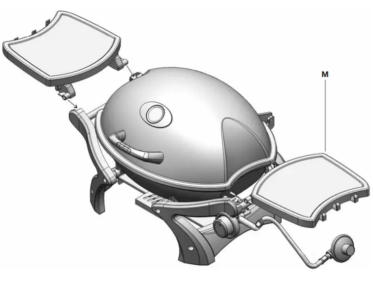 Gasmate BQ1060MG ODYSSEY One Burner Portable BBQ - Figure 10
