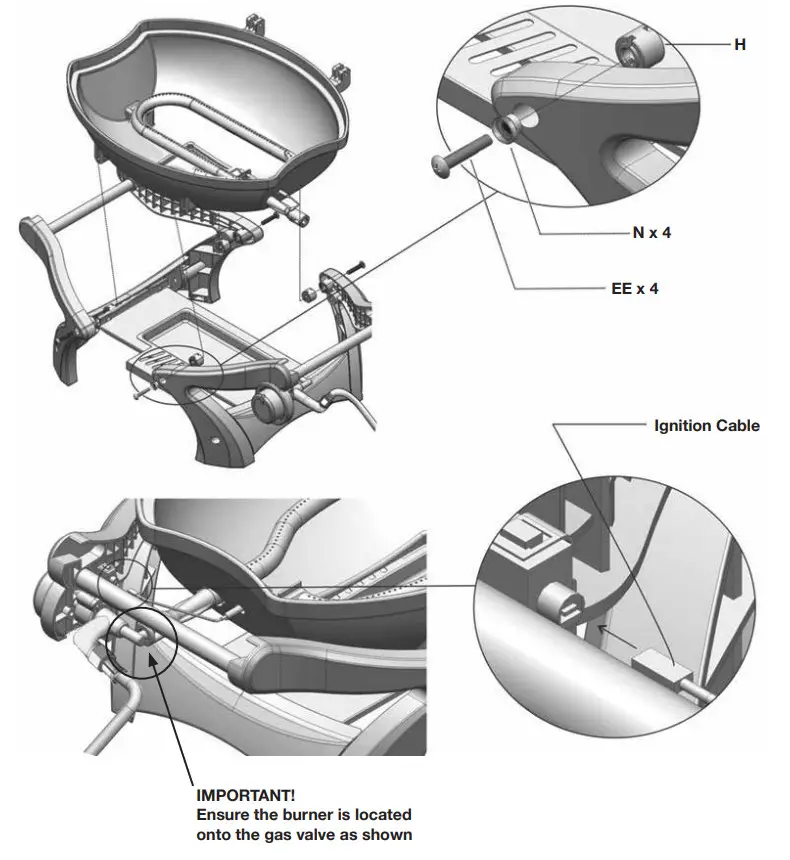 Gasmate BQ1060MG ODYSSEY One Burner Portable BBQ - Figure 7
