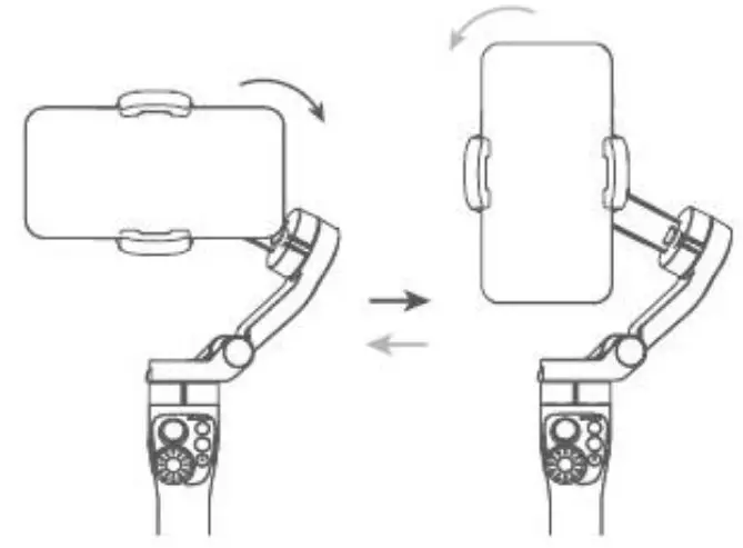 FeiyuTech Vimble 3 Three Axis Smartphone Gimbal Stabilizer - Manually turn clockwise