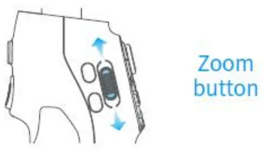 FeiyuTech Vimble 3 Three Axis Smartphone Gimbal Stabilizer - Zoom button