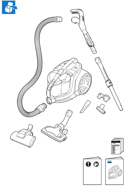 PHILIPS 9000 Series XB9154 Bagless vacuum cleaner - overview 1