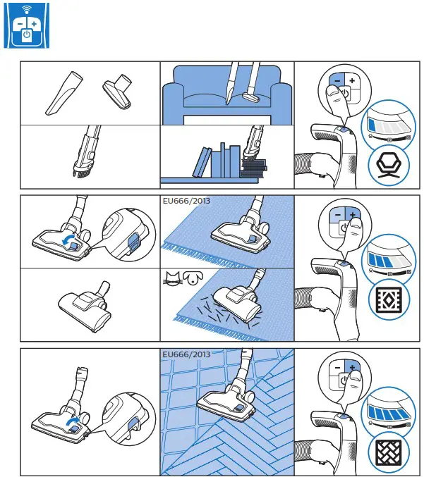 PHILIPS 9000 Series XB9154 Bagless vacuum cleaner - overview 4