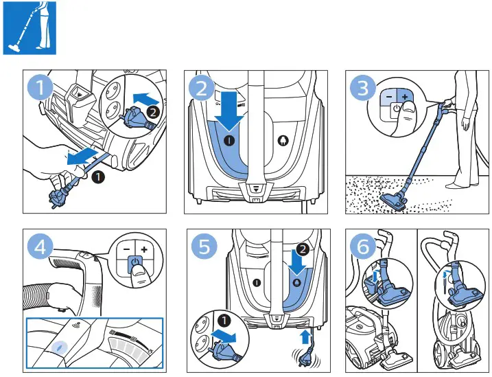 PHILIPS 9000 Series XB9154 Bagless vacuum cleaner - overview 6