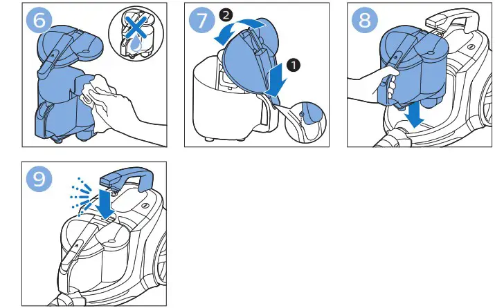 PHILIPS 9000 Series XB9154 Bagless vacuum cleaner - overview 9
