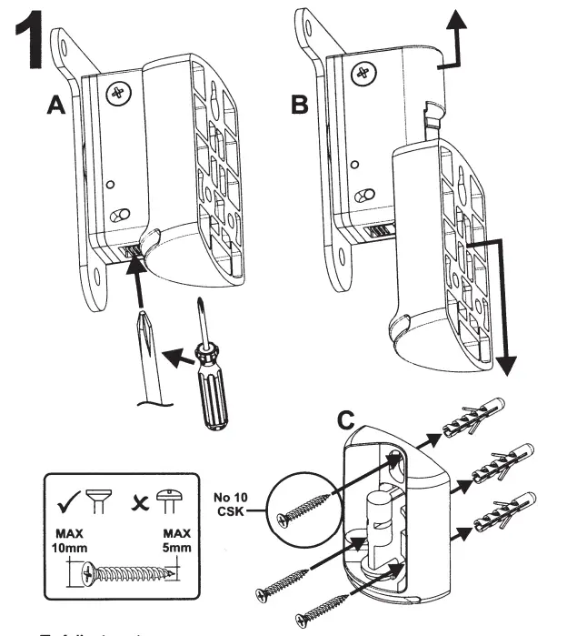 Flexson Ceiling Mount for Sonos One or Play-1-1