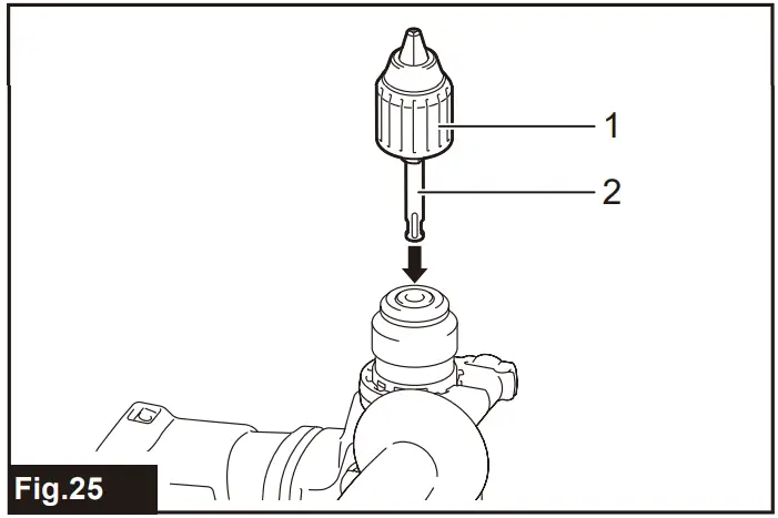 Drilling in wood or metal