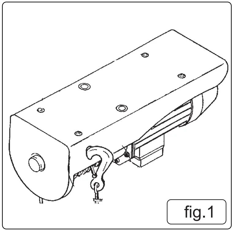 PH250.V4 250kg Capacity Power Hoist Mounting