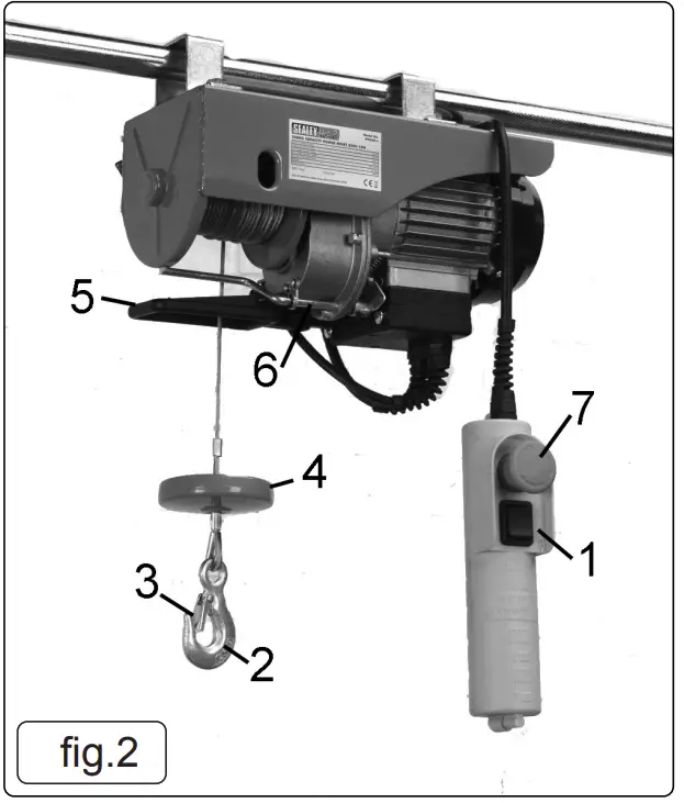 PH250.V4 250kg Capacity Power Hoist Operation