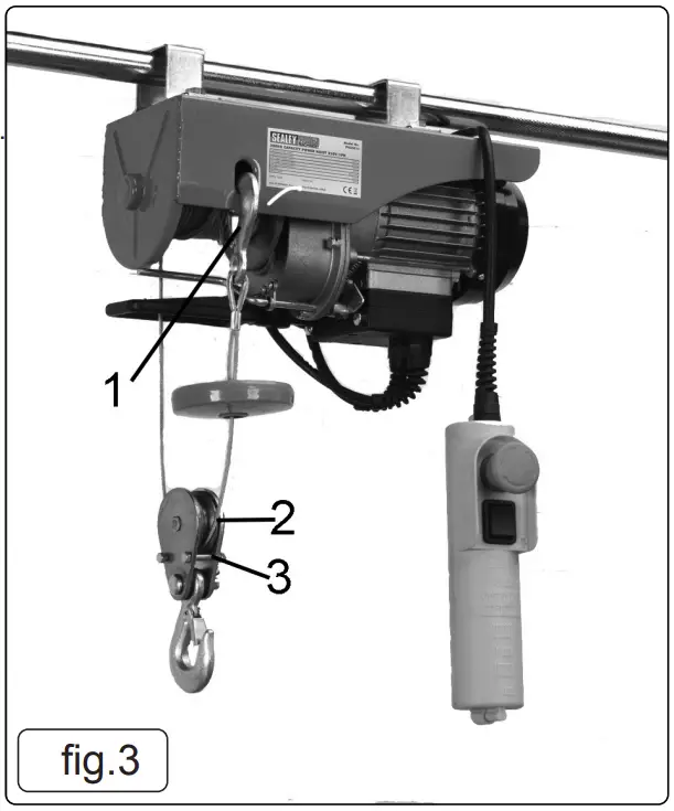 PH250.V4 250kg Capacity Power Hoist Operation