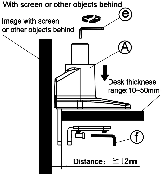 MULTIBRACKETS 4288 M VESA Gas Lift Arm Basic Dual Stacked Pole - 7