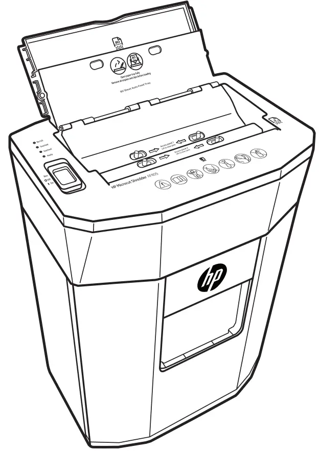 AF809 Auto Feed Microcut Paper Shredder