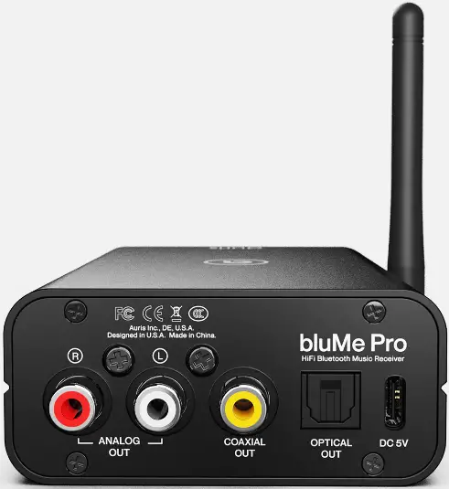 theauris bluMe Pro HiFi Bluetooth Music Receiver