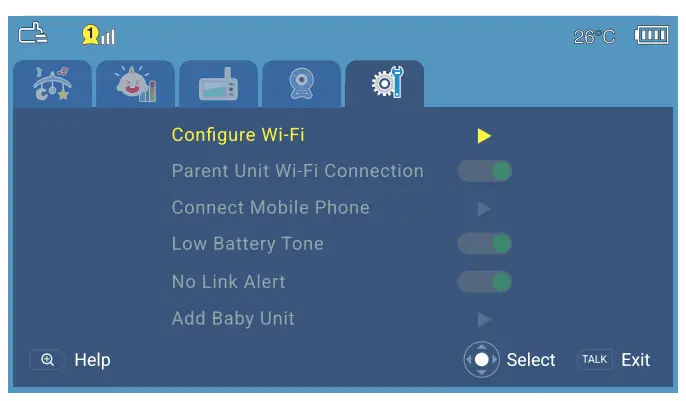 vtech RM5754HD Baby Monitor - device