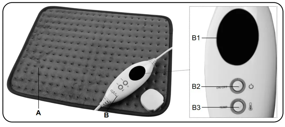 GALLET CCH 301 Electric Heating Pad - Fig1