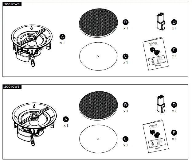 FOCAL-200-ICW6 In-Wall-Speaker-FIG-1