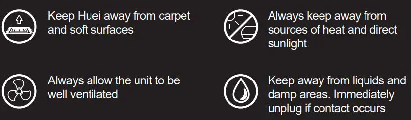 Huei Phono stage User Manual - PLACEMENT