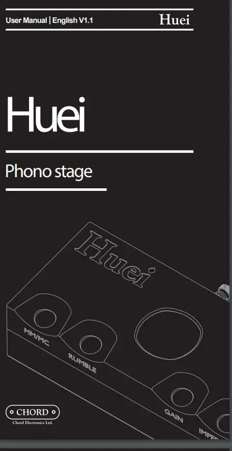 Huei Phono stage User Manual