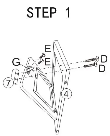 anko 7223 FSC Wooden Oven - Step 1