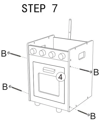 anko 7223 FSC Wooden Oven - Step 7