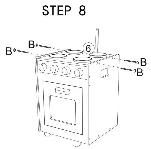 anko 7223 FSC Wooden Oven - Step 8