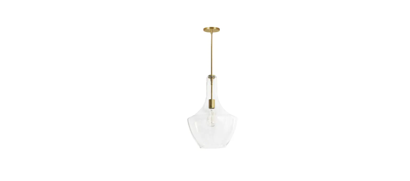 Dainolite Ptl-121p Petalite Aged Brass Modern-contemporary Clear Glass Teardrop Pendant Light Installation Guide