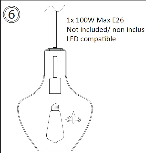 Dainolite-PTL-121P-Petalite-Aged-Brass-Modern-Contemporary-Clear-Glass-Teardrop-Pendant-Light-FIG-5