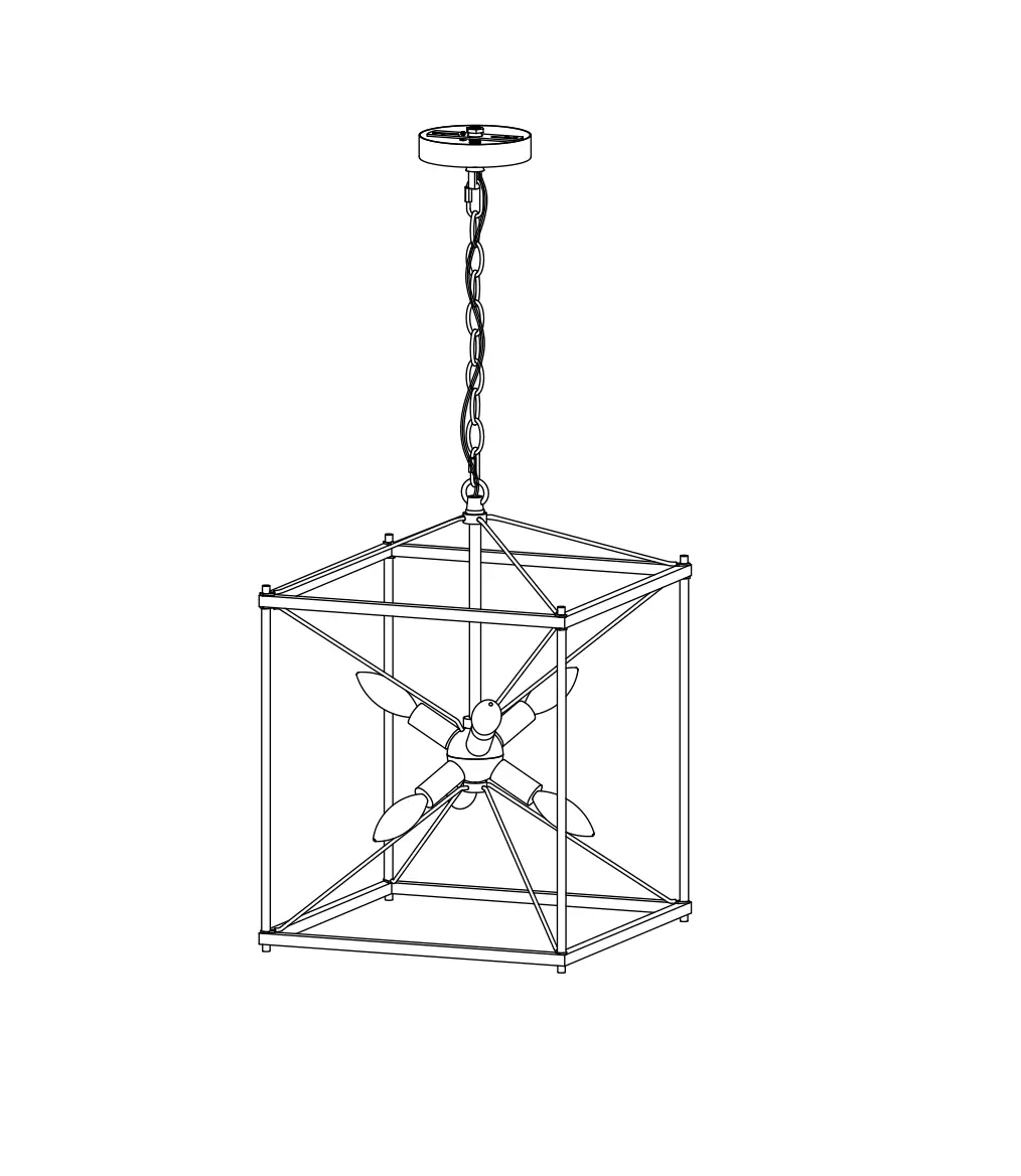 Zevni L3eqiuazw4797s28 Byran 6-light Black/gold Modern/contemporary Cage Chandelier Instruction Manual