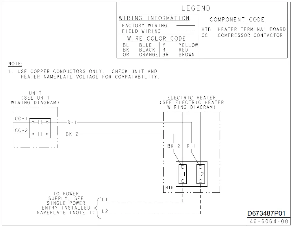 TRANE-BAYSPEK060-Single-Point-Entry-Kit-FIG-9