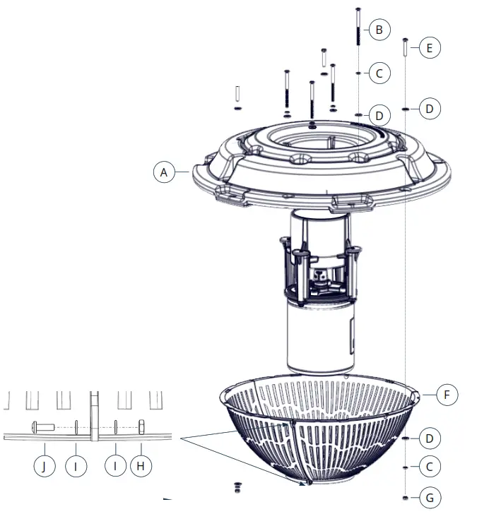 Kasco 2400 VFX Decorative Aerator - fig 1