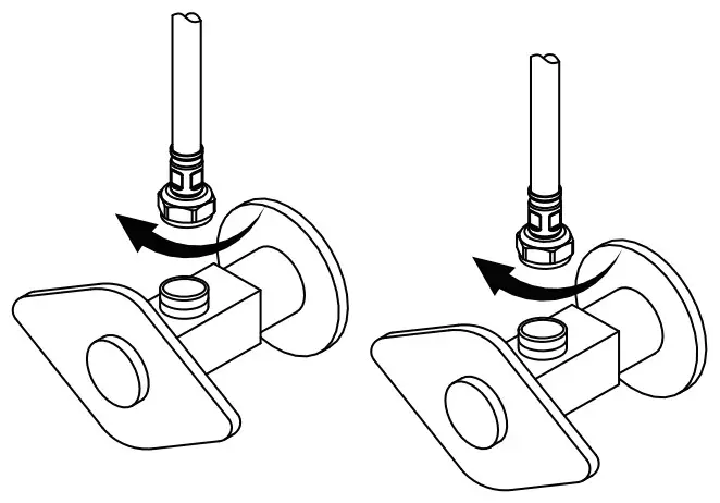 Kraus KBF-1221 Ramus Single Handle Basin Faucet -Connect waterlines to main valve