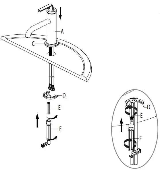 Kraus KBF-1221 Ramus Single Handle Basin Faucet -Installing the faucet