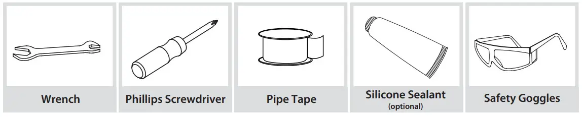 Kraus KBF-1221 Ramus Single Handle Basin Faucet -Tools you will need